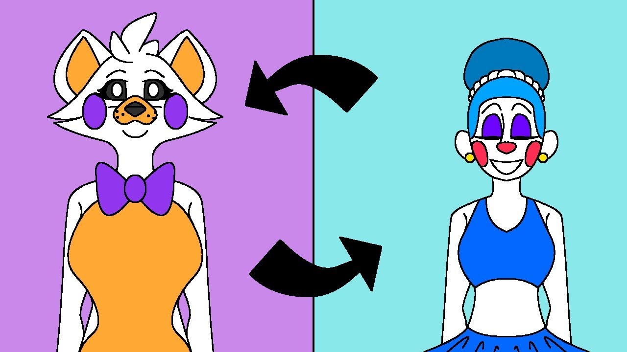 Minecraft Fnaf: Lolbit And Ballora Switch Bodies (Minecraft Roleplay)