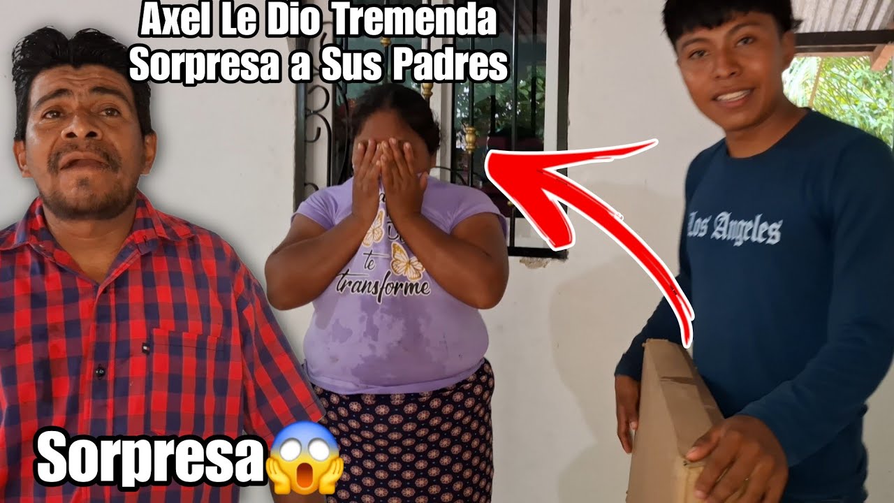 AXEL SORPRENDE A SUS PADRES CON ESTE REGALO 😱