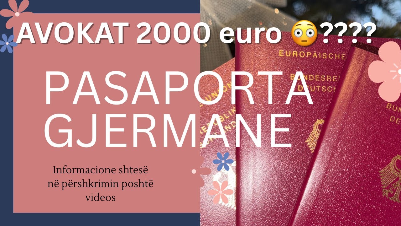 Pasaporta gjermane | Si kam aplikuar | A më bën pyetje??? 😳 | Parada e krishtëlindjeve 🎄#pasaport 