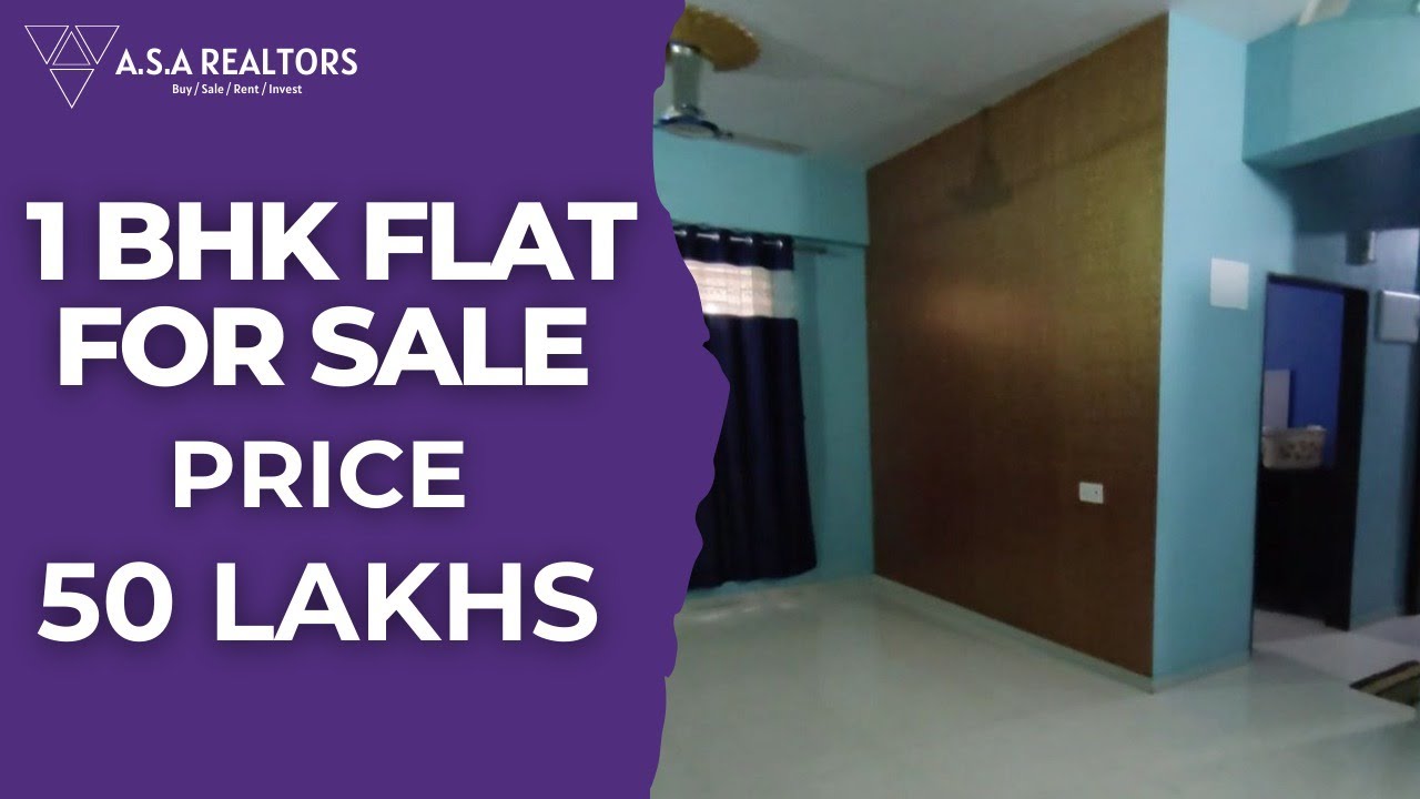 1 BHK with Master Bedroom Flat available for SALE in Sukoon Heights at 50 Lakhs