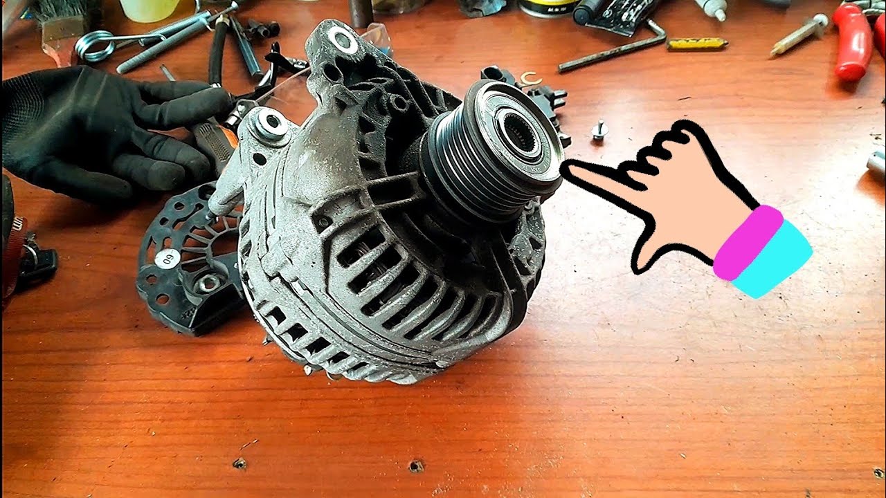 Wymiana łożyska w alternatorze VW. Naprawa alternatora.