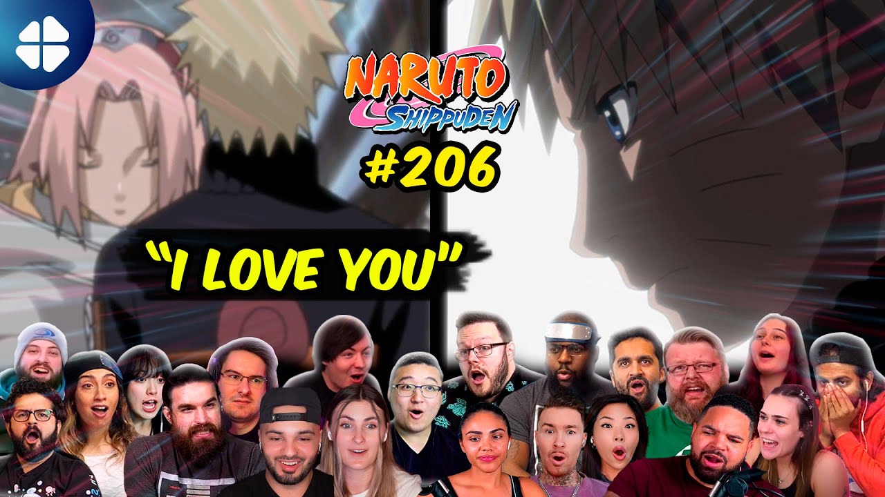 Shippuden Episode 206 Mega Reaction Mashup | ナルト 疾風伝] [海外の反応]