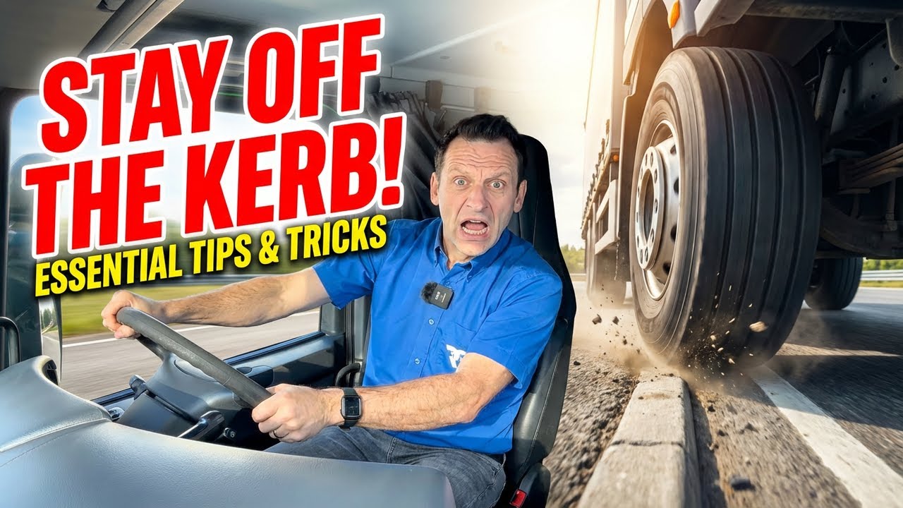 How to drive a Class 1 HGV without hitting kerbs: Essential Tips & Tricks on staying of the kerbs