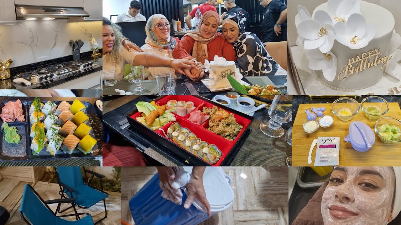 روتين العودة من السفر💯حداكةTime🧺🧹احسن ماسك للتبييض✅️فاجأنا جهان بعيد ميلادها🎂❤️اجيو نشطو معانا🎊