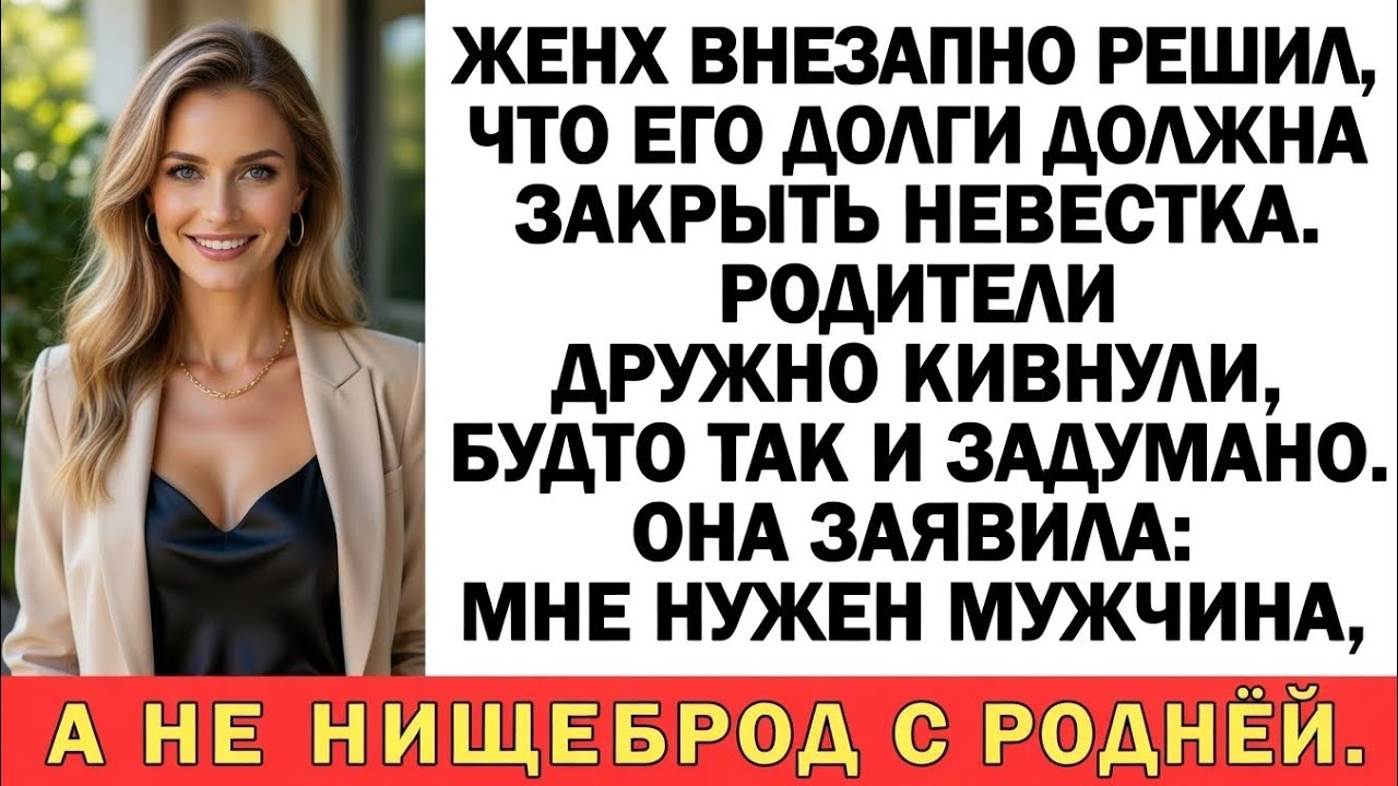 Долги? Всего 3 миллиона! Наш сын и не такие суммы спускал в унитаз! – заявила будущая свекровь