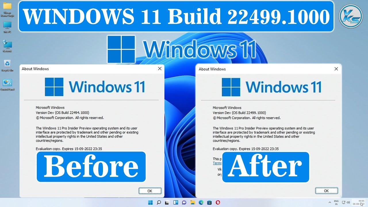 ✅ Windows 11 Build 22494 - New Share Screen Feature, Clock App, Feedback Hub & Fixes