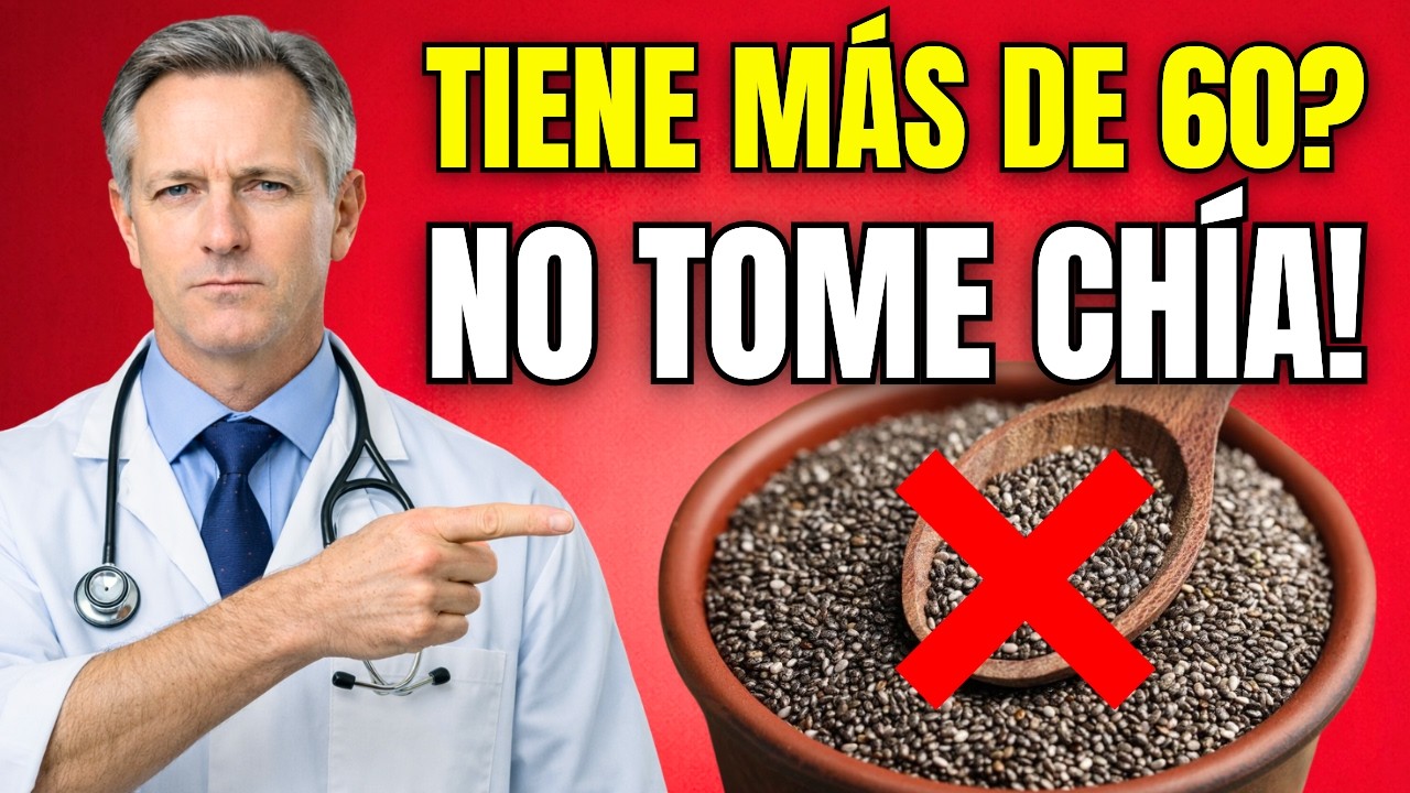 PARE de comer Chía y Linaza a los 60 años sin ver esto!