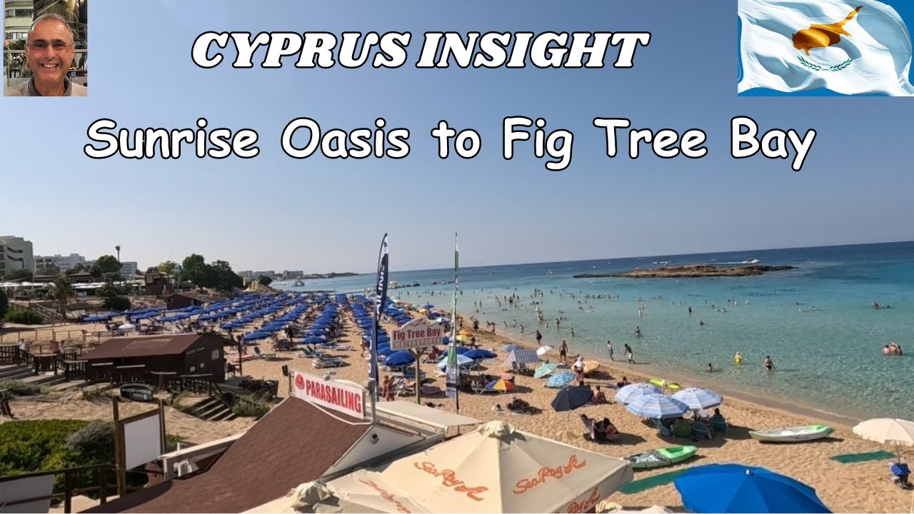 От Sunrise Oasis до залива Фигового дерева, Протарас, Кипр — откройте для себя кратчайший маршрут.