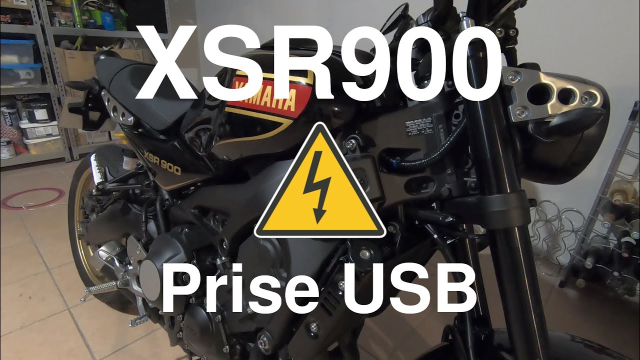 XSR900 - Je monte un chargeur USB