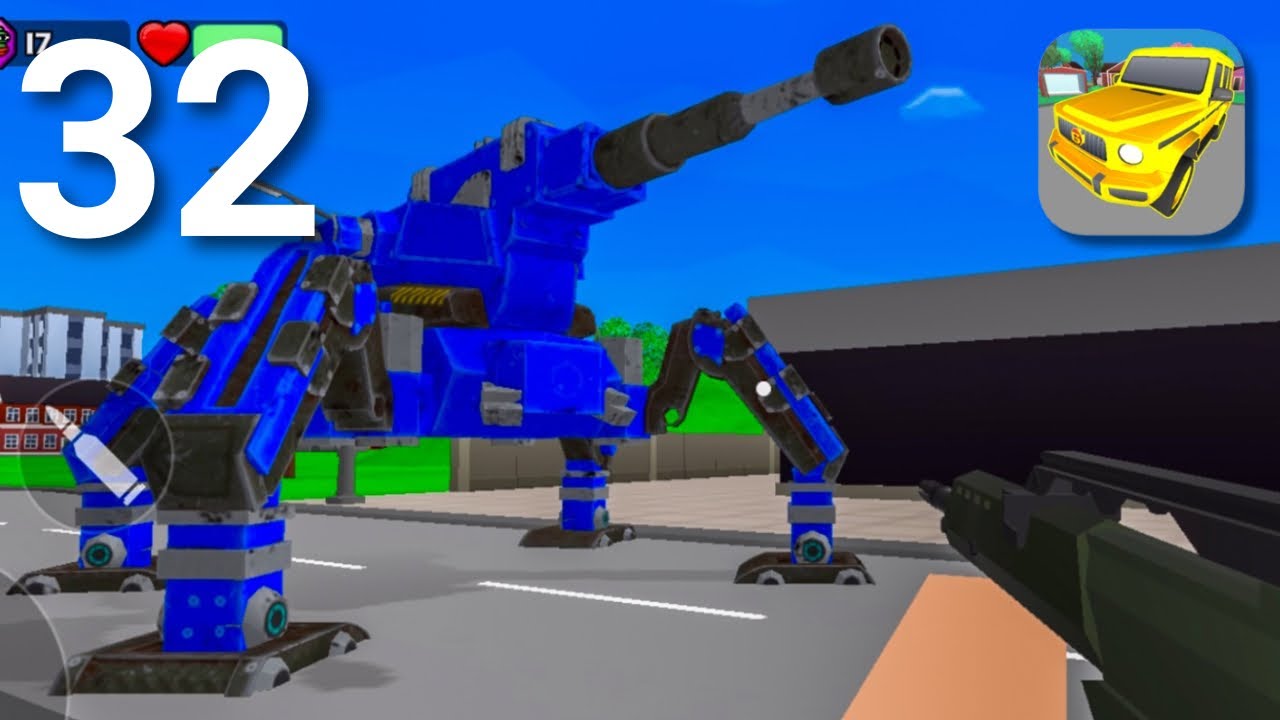 Gangs Wars: Pixel Shooter Walkthrough - Part 32 - New Robot Upgrade: Blue Spider (iOS, Android) 