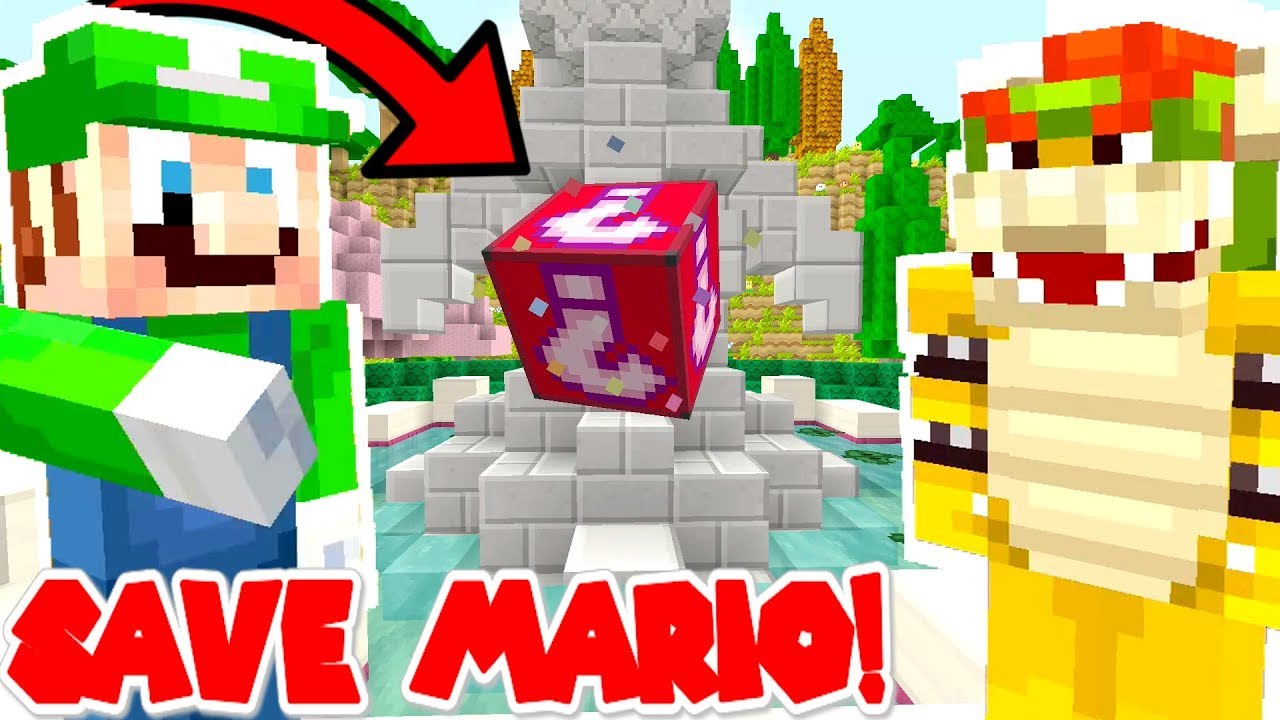 Minecraft | Mario Madness Adventures | Can Luigi Save Mario From Bowser? [23]
