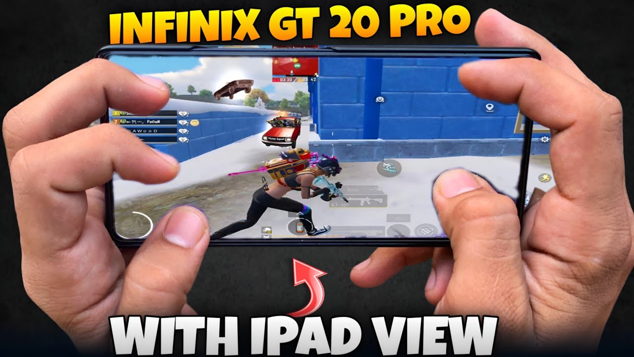 INFINIX GT 20 PRO+IPAD VIEW PUBG HANDCAME🥶INFINIX GT 20 PRO PUBG TEST