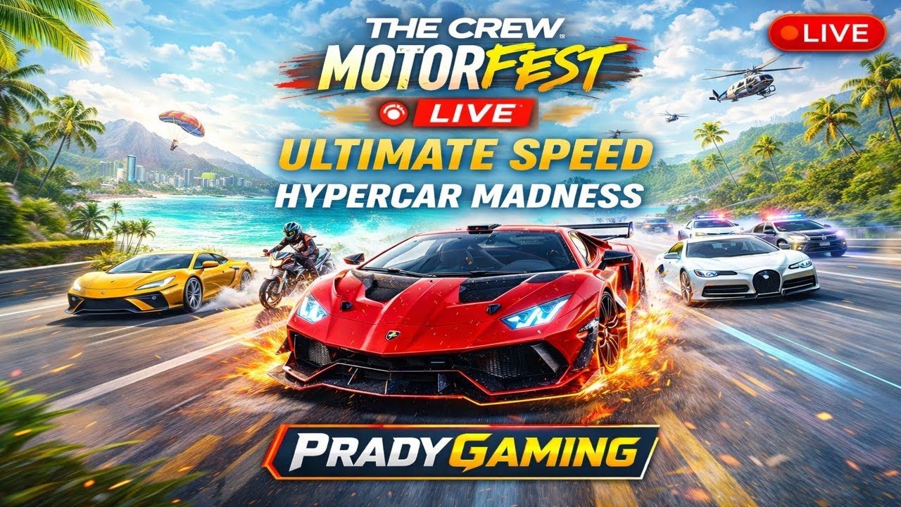 The Crew Motorfest Live Stream | Open World Racing Madness 😱🚗
