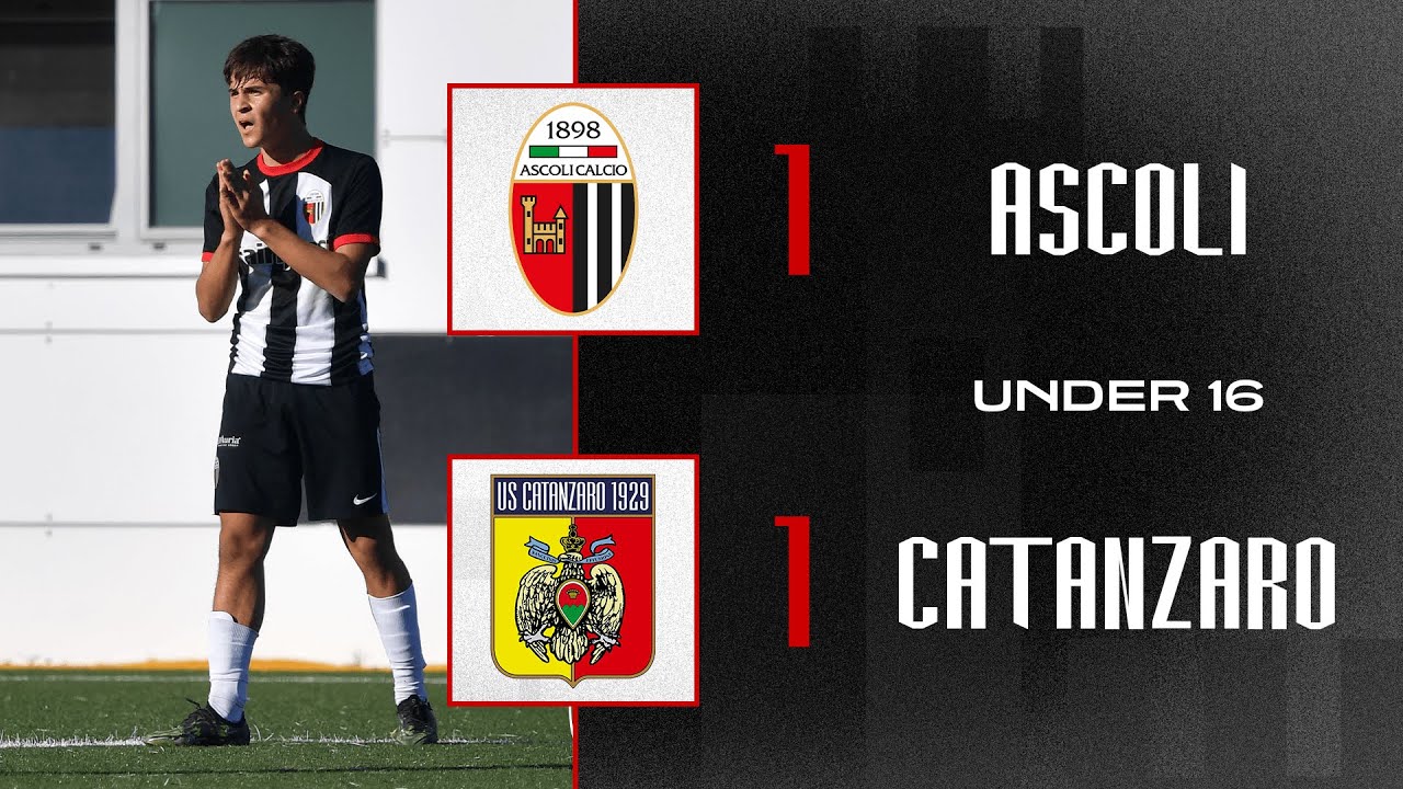 Highlights Under 16 | Ascoli-Catanzaro 1-1 | Ascoli Calcio