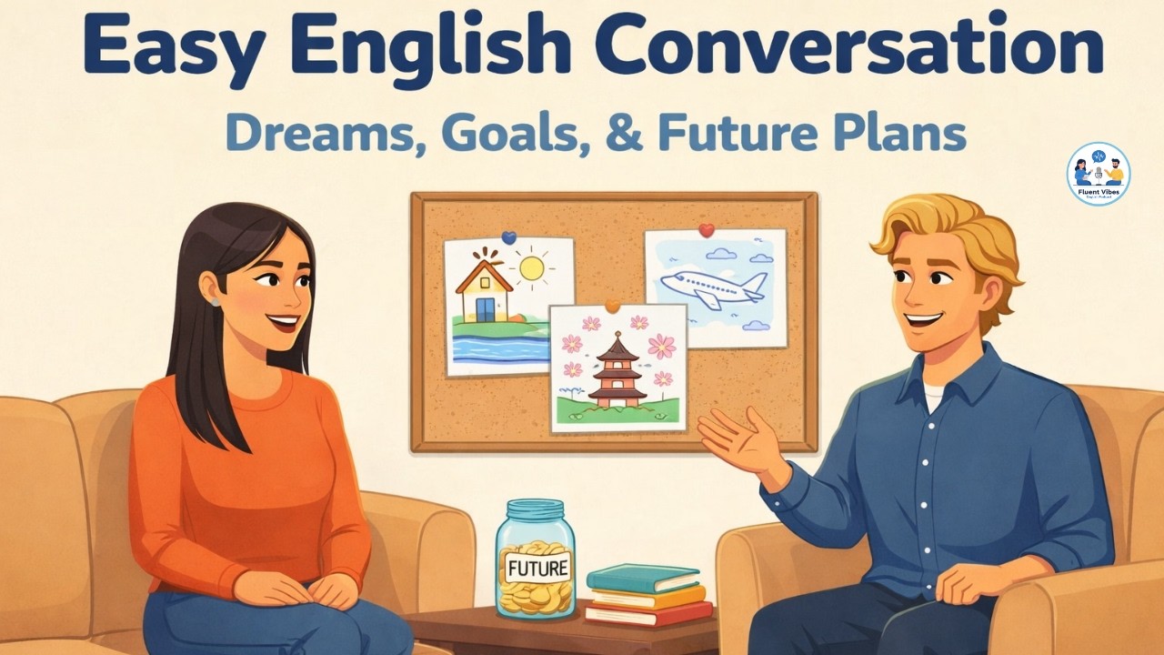 Easy English Conversation | Dreams, Goals & Future Plans | Speak English Practice | English Podcast