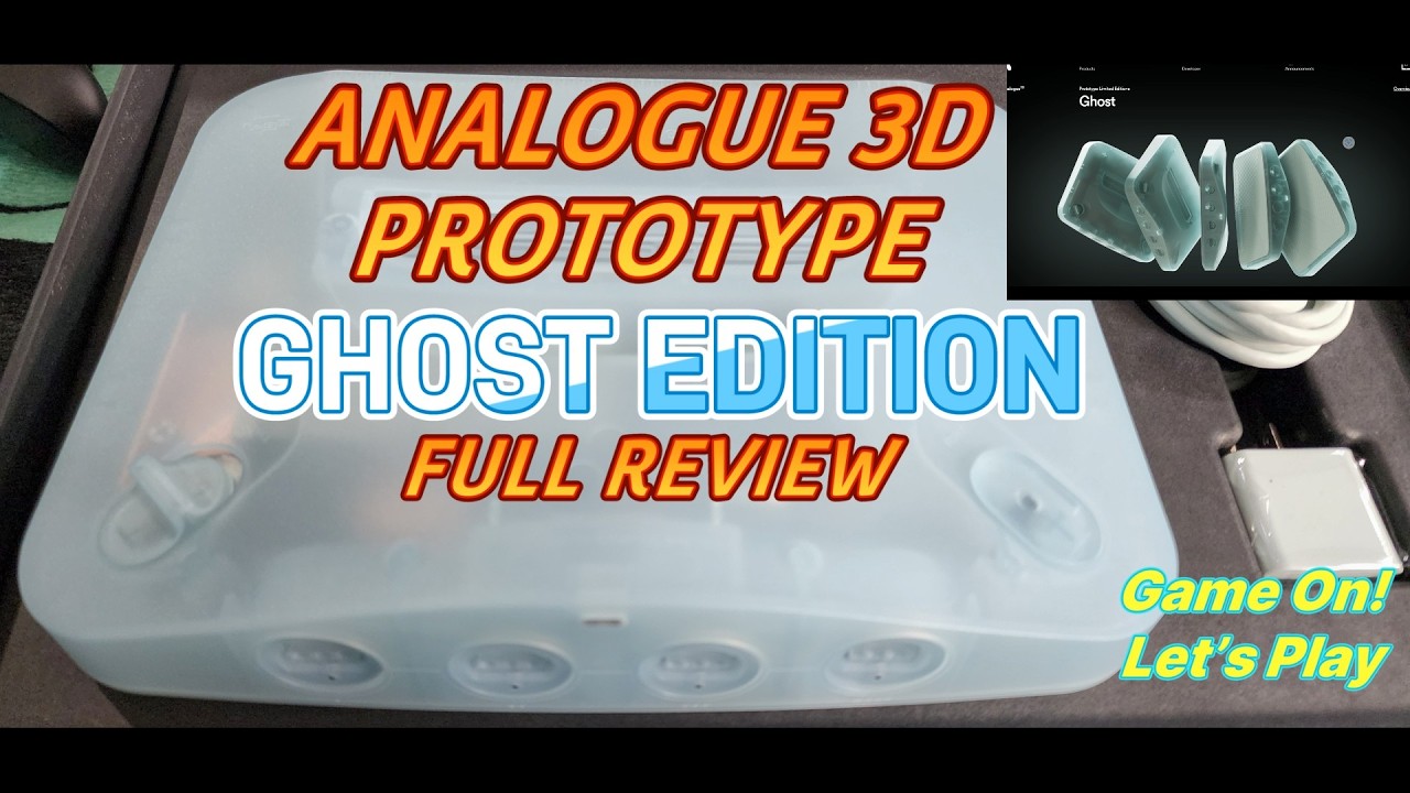 Analogue 3D Prototype Ghost Edition. Unboxing Full Review. 😮😍😍🕹️🤩