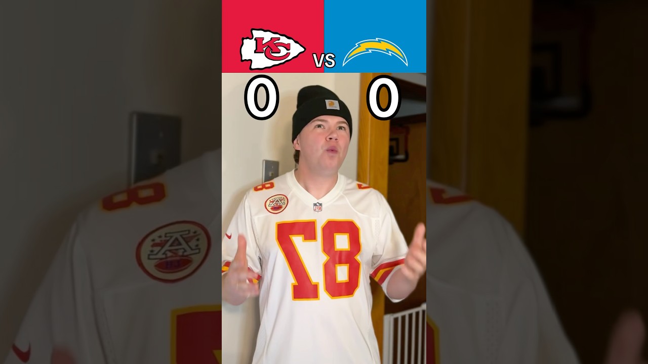 CHIEFS VS CHARGERS RECAP😳😭🏈 #nfl #football #chiefs #chargers #skit #funny