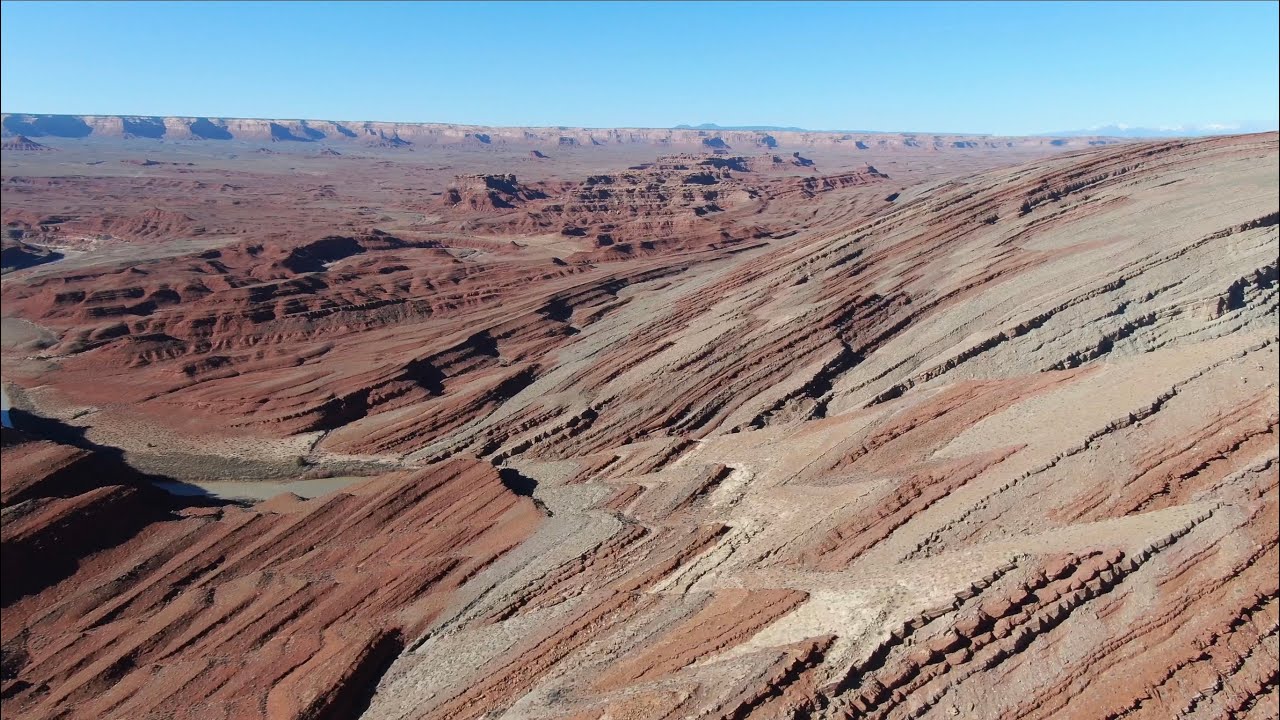 Mexican Hat, Valley of the Gods, Goosenecks State Park / Aerial Drone