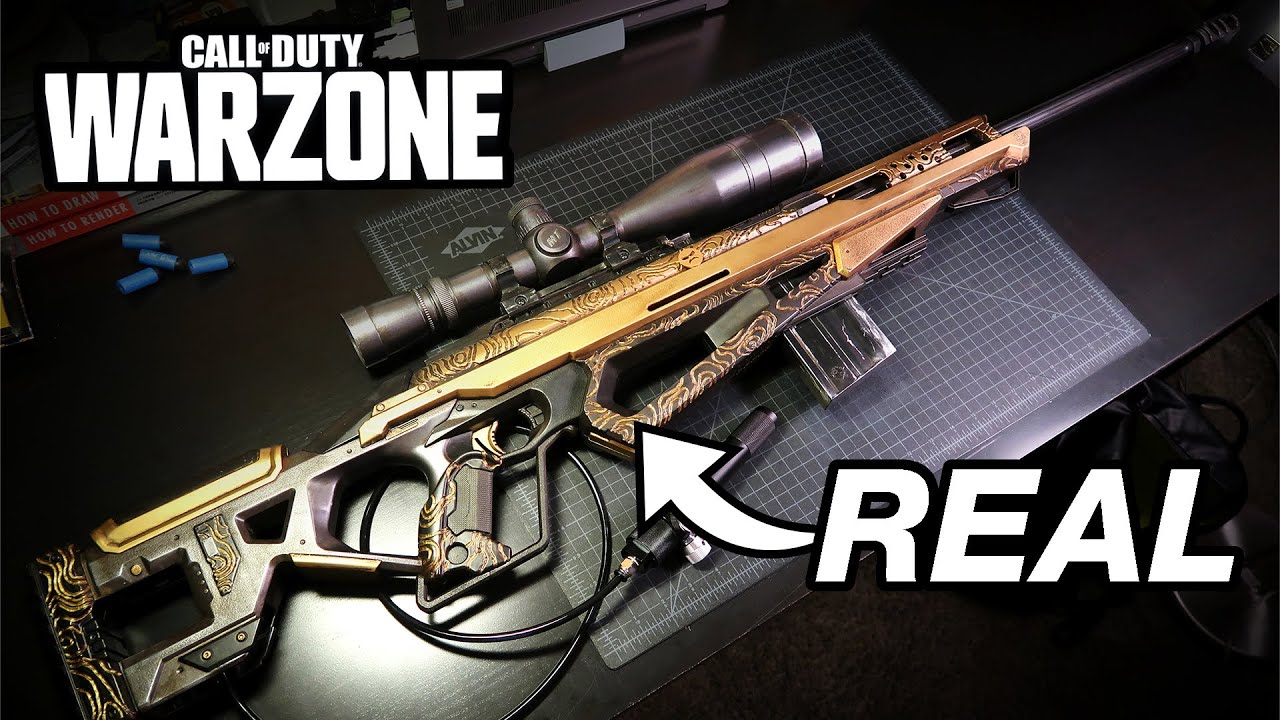 NERF blaster to COD WARZONE sniper! (HOW TO)