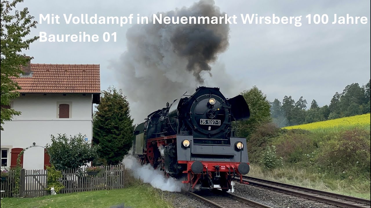 100 Jahre Baureihe 01 Sonderzüge viel Power und wunderbare Dampflokomotiven