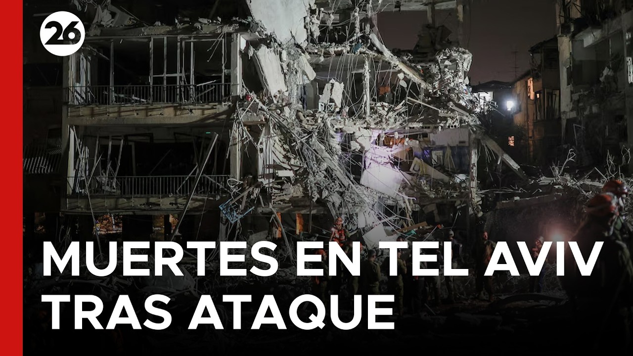 🚨 EN VIVO - TEL AVIV |  Irán responde con misiles y aumenta la cifra de víctimas en Israel