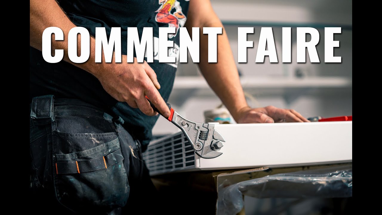 COMMENT installer un RADIATEUR eau chaude de A à Z - ljvs