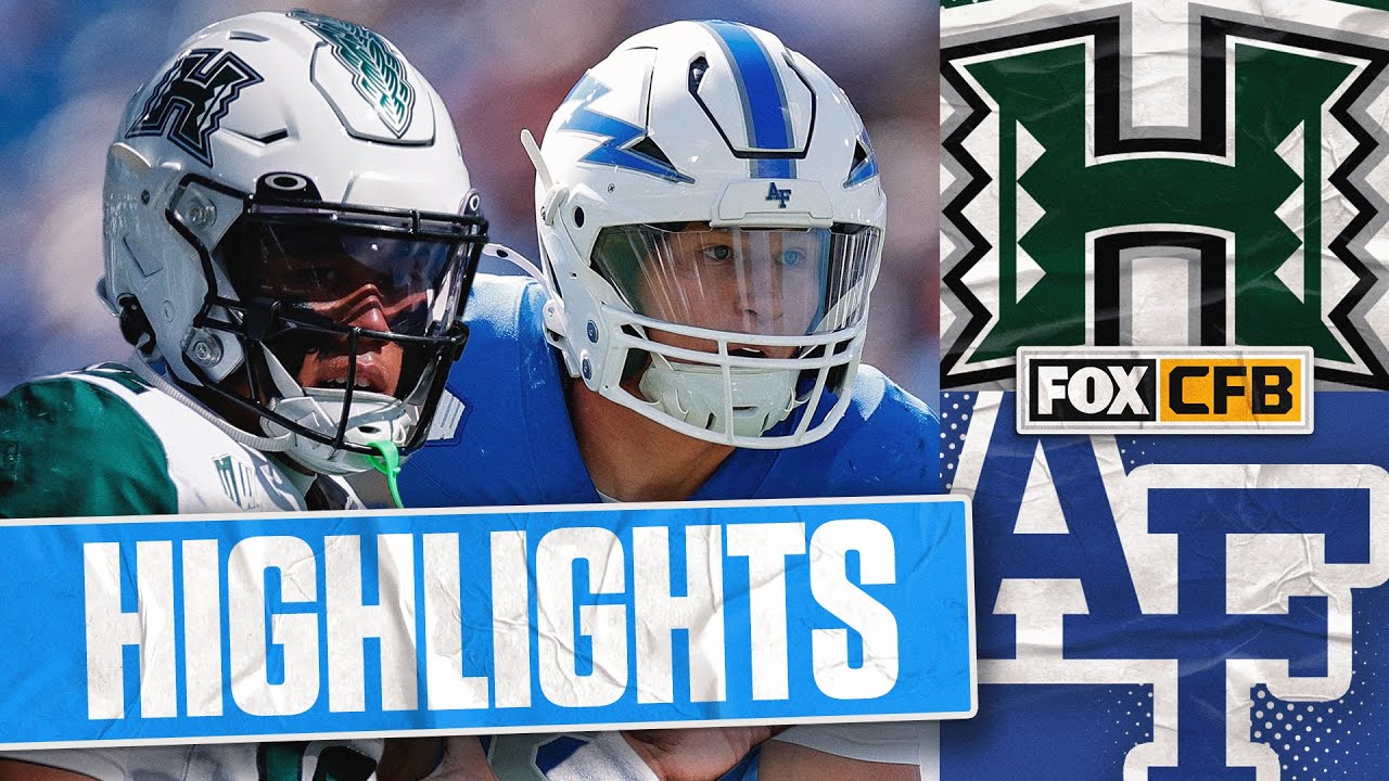 Hawai’i Rainbow Warriors vs. Air Force Falcons Highlights | FOX College Football