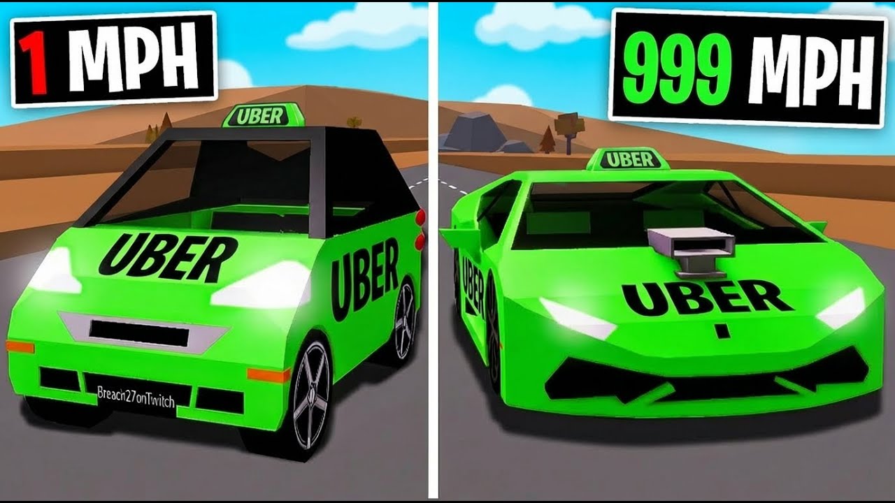 everytime i CRASH my UBER gets FASTER... BrookhavenRP