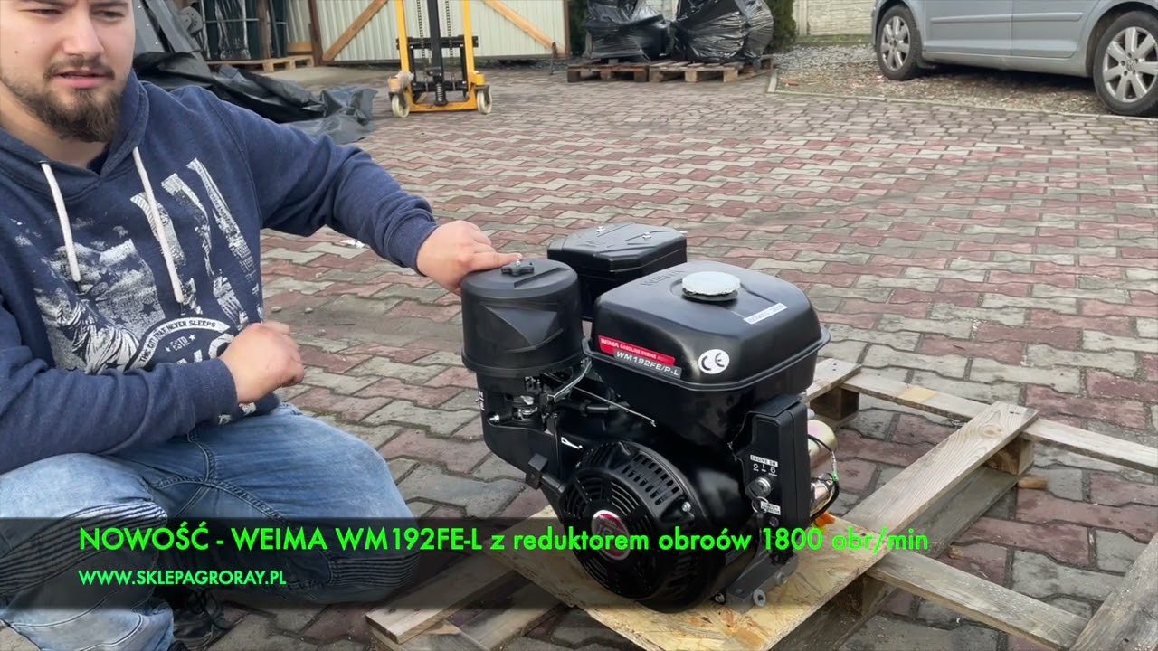 SILNIK SPALINOWY Z REDUKTOREM OBROTÓW 1/2 - WEIMA WM192FE-L - JEDNOSTKA DO ZADAŃ SPECJALNYCH