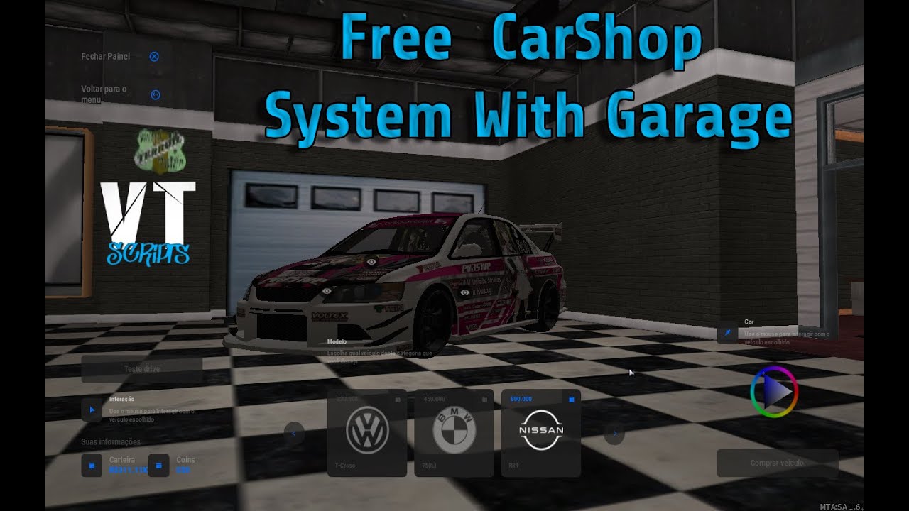 [MTA:SAN] Free CarShop 💢🛠
