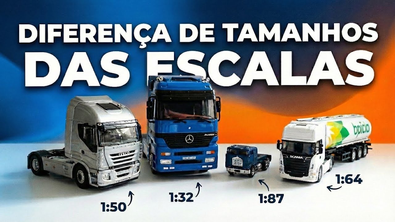 Escalas o que significam! Conheça a diferença das escalas nas miniaturas de caminhções!!!!!