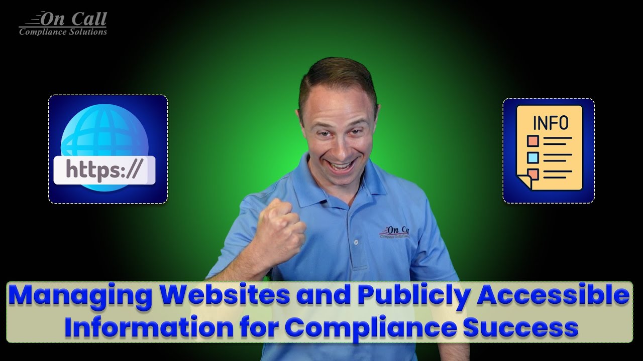 Managing Websites & Publicly Accessible Information for Compliance Success | Compliance Tip