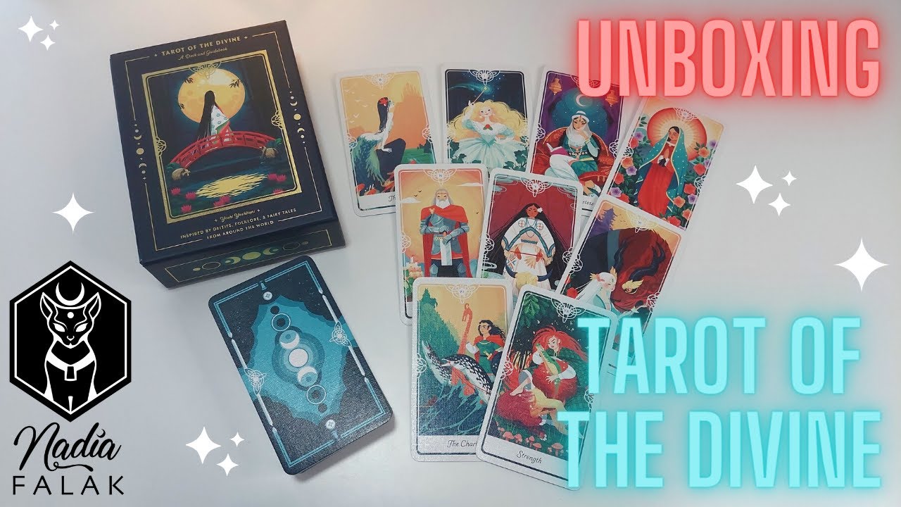 TAROT OF THE DIVINE 💙 Unboxing y Reseña en Español ⭐ Nadia Falak