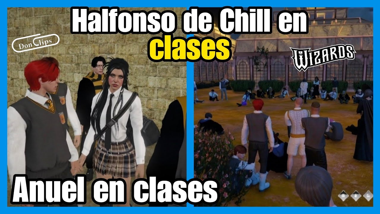 Halfonso (Nexxuz) de CHILL en Clases, ANUEL En clases BRRR Wizards Rp