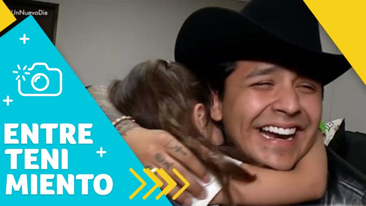Christian Nodal sorprende a una fanática muy especial | Un Nuevo Día | Telemundo