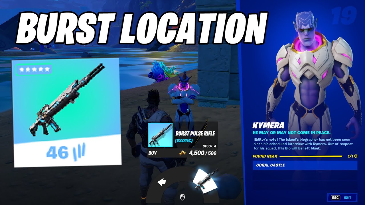NEW Burst Pulse Rifle | All Spawn Locations and Who to Buy From!