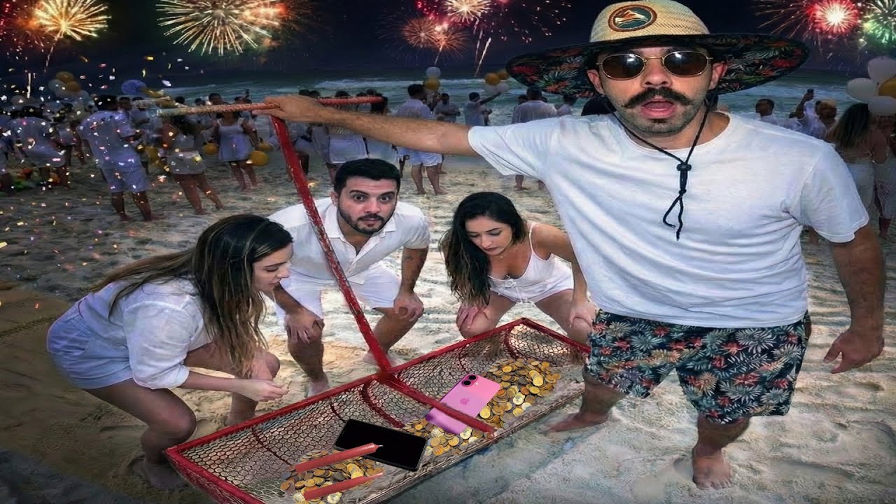 O que achei depois do ANO NOVO na Praia com a Eco peneira 2026