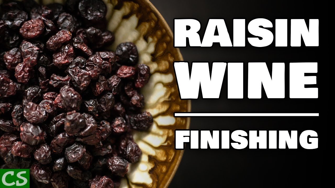 Raisin Wine - Let's finish it and bottle some wine!