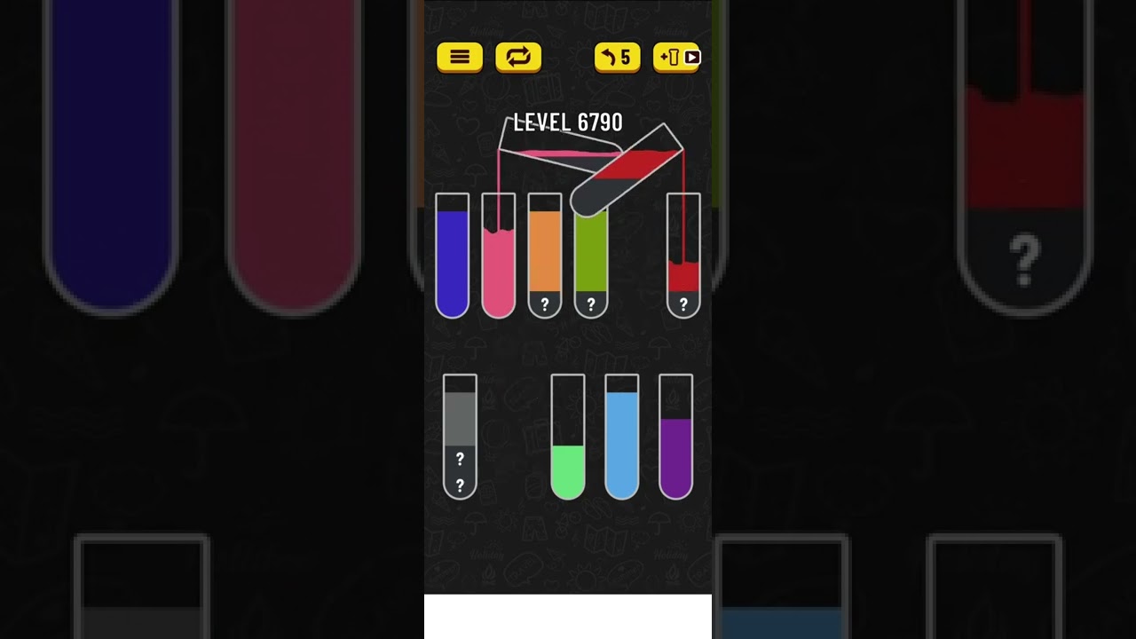 water sort puzzle level 6790