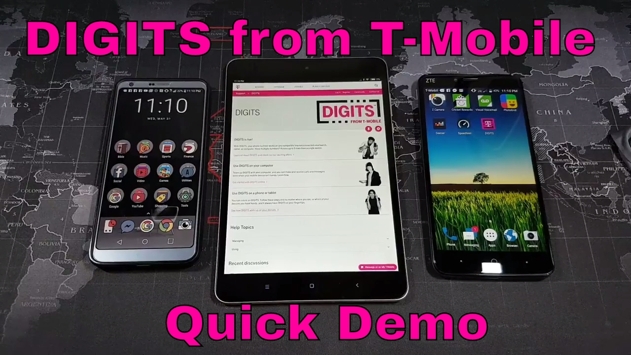 DIGITS от T-Mobile &mdash; краткое объяснение и демонстрация