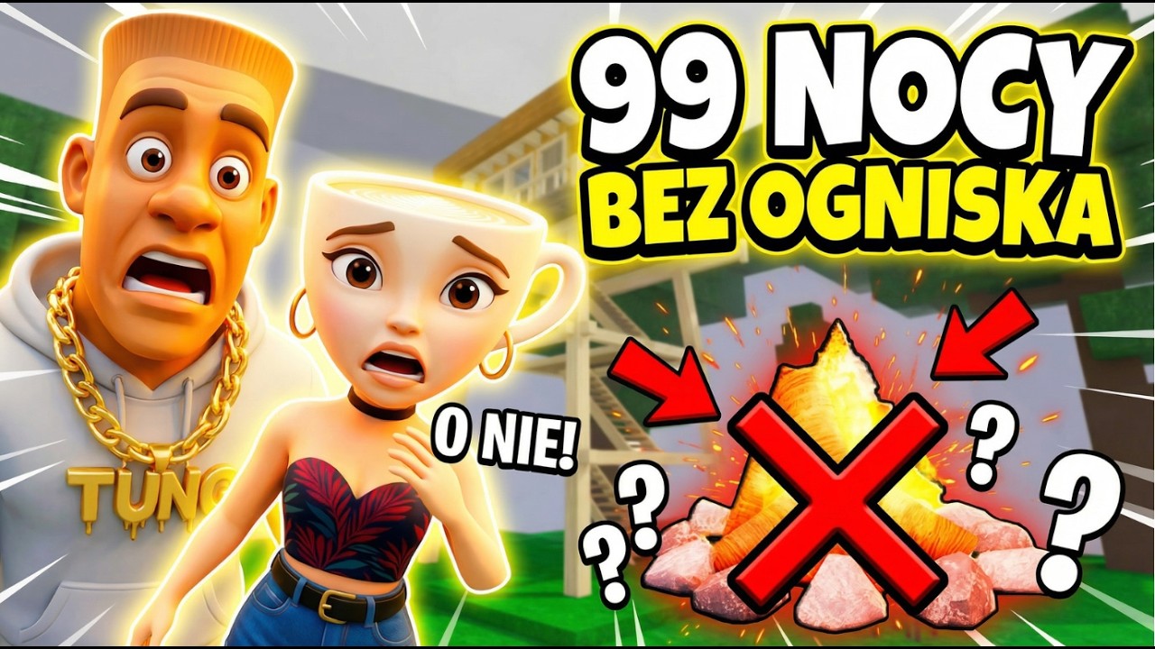 99 NOCY W LESIE  BEZ OGNISKA 😱 Czy DOTRWAMY do KOŃCA?!
