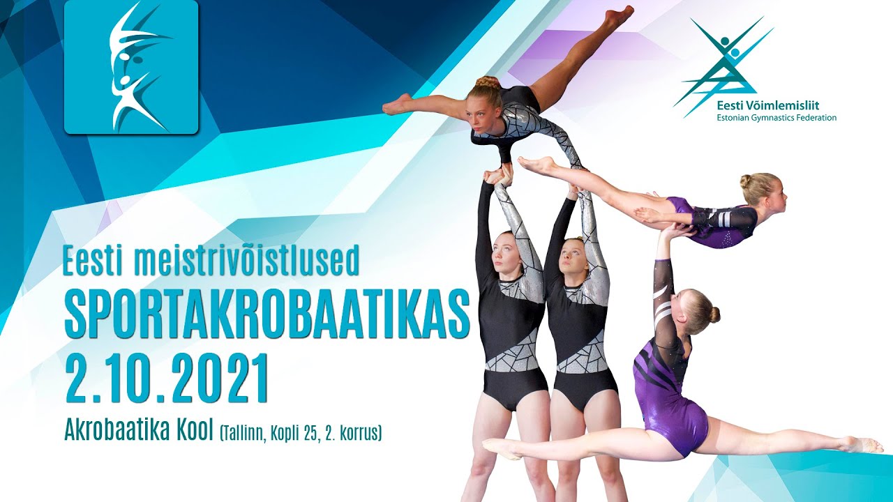 Eesti meistrivõistlused sportakrobaatikas 2021 (Laste 8-15 naiste paarid + laste 8-13 segapaarid)
