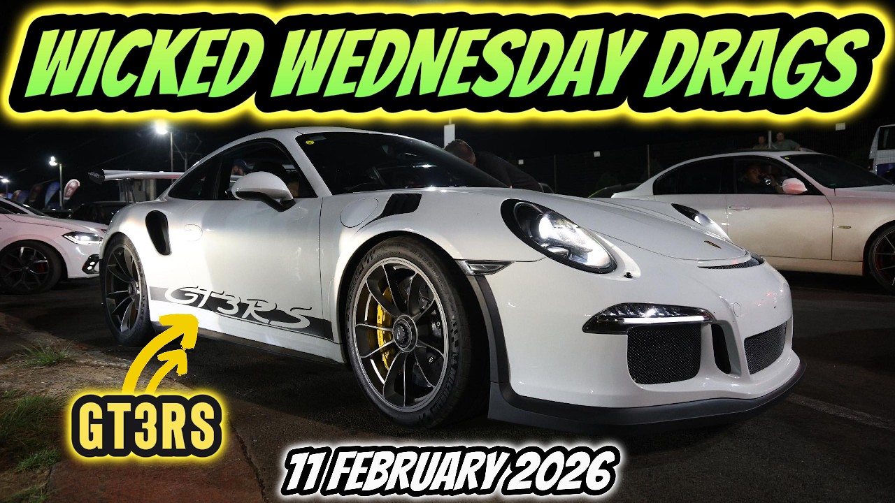 Rock Raceway | WICKED WEDNESDAY DRAGS | 11 February 2026 #porsche #gt3rs #dragrace #automobile
