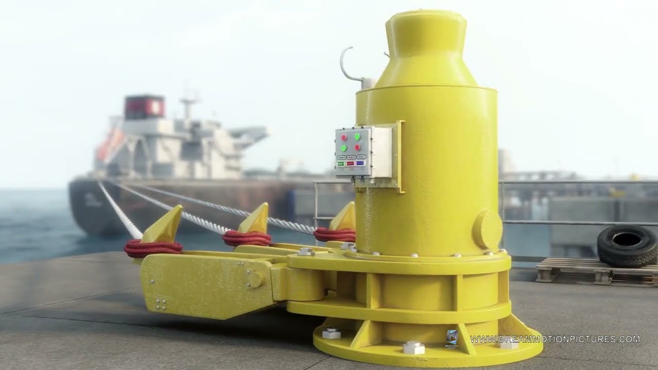 High-Tech Marine Fender System | 3D Animation