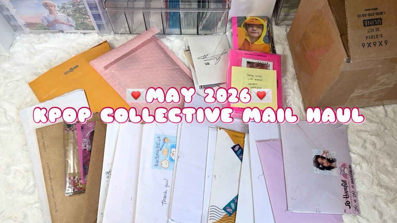 💌 РАСПАКОВКА ПОЧТЫ: МАЙ 2026, коллекция K-pop!