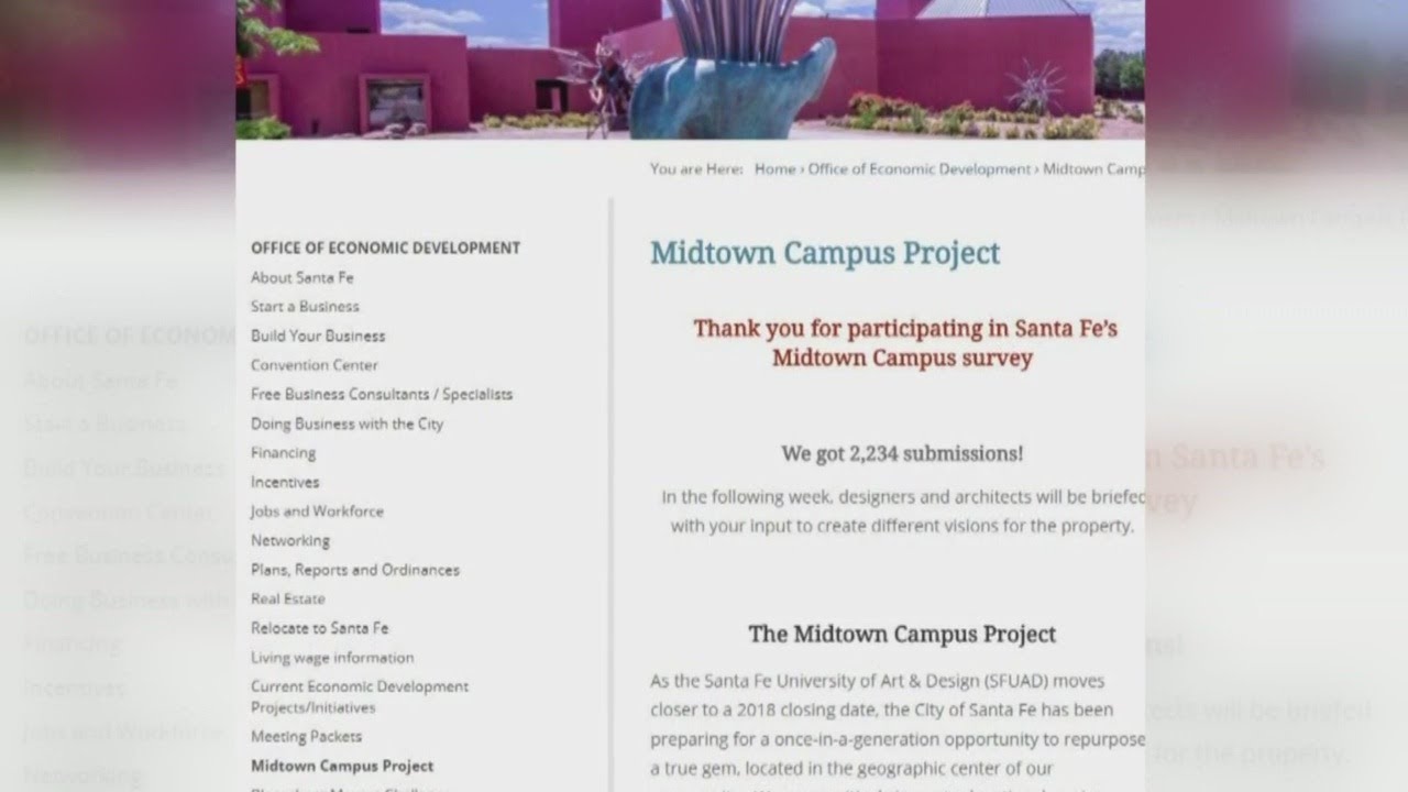 City of Santa Fe taking next steps in vision for University of Art and Design
