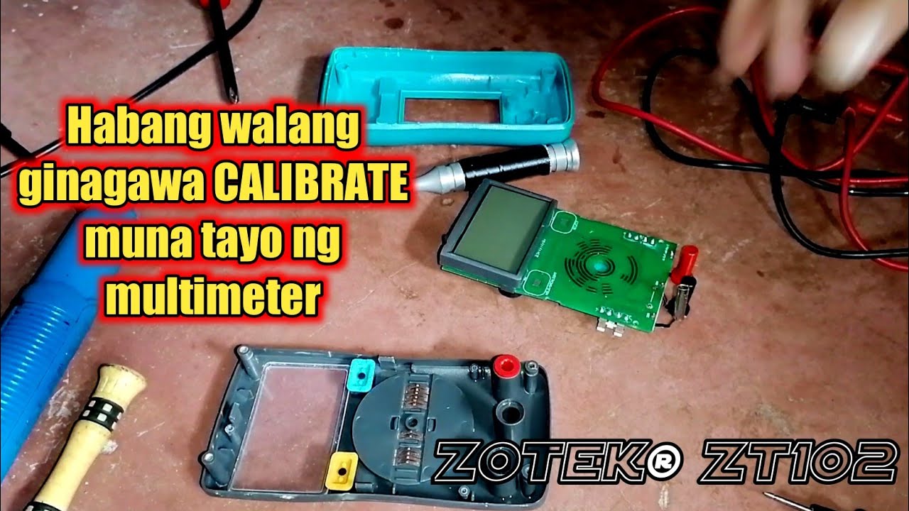 Pinag diskitahan ko ang Zotek® ZT102 | Calibrating Multimeter