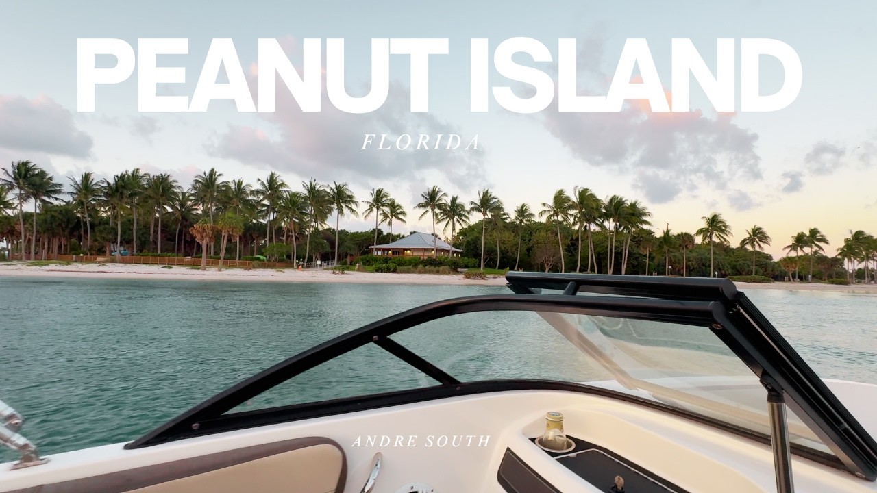 PEANUT ISLAND - THE BEST BEACH IN FLORIDA BOAT TRIP!