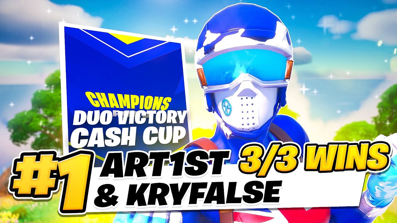 1st Place in the Duo Victory Cash Cup 🏆 (3/3 WINS) | Art1st