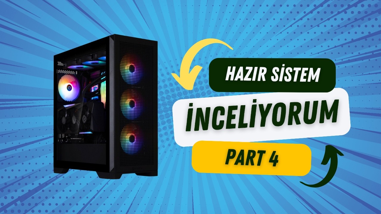 Hazır Sistem İnceliyorum Part 4 ! İtopya (AMD-DDR5)